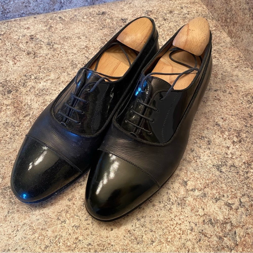 Salvatore Ferragamo Oxford With Toe Cap 7EE Luxury Designer Quiet Luxury Classic